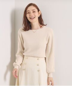 ITS'DEMO / イッツデモ ニット・セーター | 【毛玉防止／洗濯機OK】ボートネックモールニット