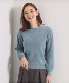 ITS'DEMO / イッツデモ ニット・セーター | 【毛玉防止／洗濯機OK】ボートネックモールニット