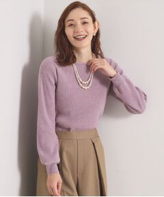 ITS'DEMO / イッツデモ ニット・セーター | 【毛玉防止／洗濯機OK】ボートネックモールニット