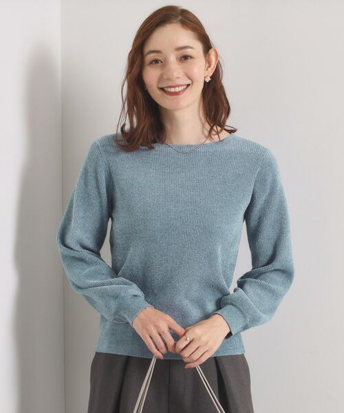 ITS'DEMO / イッツデモ ニット・セーター | 【毛玉防止／洗濯機OK】ボートネックモールニット | 詳細11