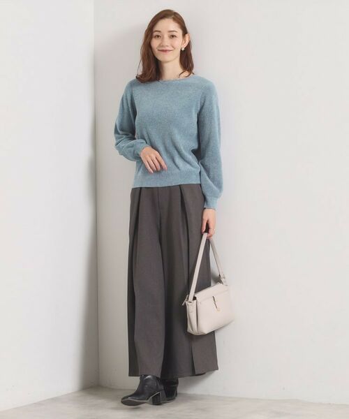 ITS'DEMO / イッツデモ ニット・セーター | 【毛玉防止／洗濯機OK】ボートネックモールニット | 詳細12