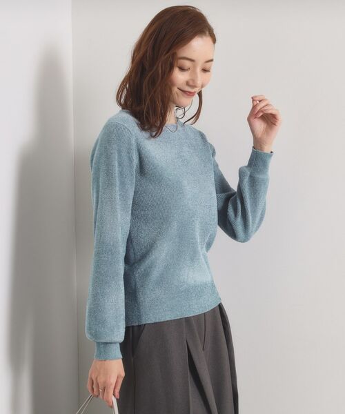 ITS'DEMO / イッツデモ ニット・セーター | 【毛玉防止／洗濯機OK】ボートネックモールニット | 詳細13