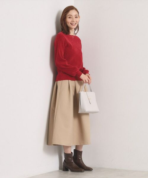 ITS'DEMO / イッツデモ ニット・セーター | 【毛玉防止／洗濯機OK】ボートネックモールニット | 詳細21