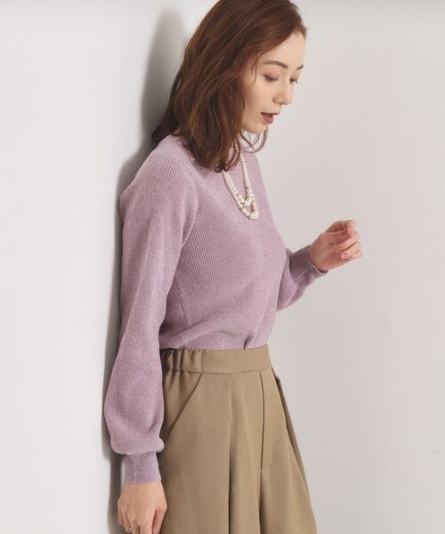 ITS'DEMO / イッツデモ ニット・セーター | 【毛玉防止／洗濯機OK】ボートネックモールニット | 詳細23