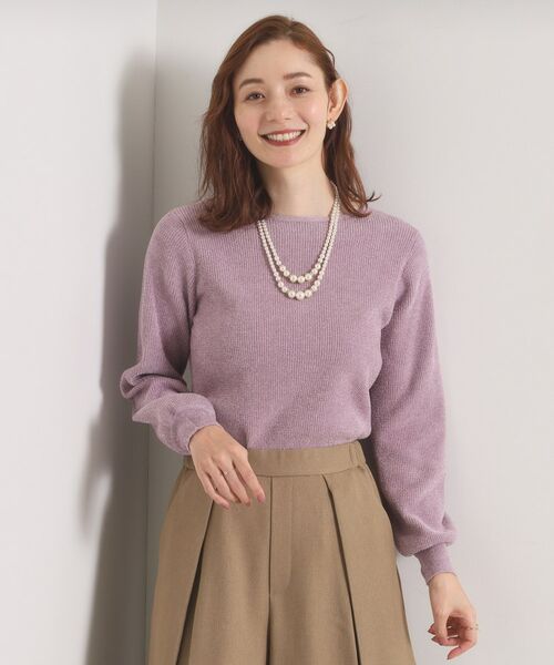 ITS'DEMO / イッツデモ ニット・セーター | 【毛玉防止／洗濯機OK】ボートネックモールニット | 詳細24