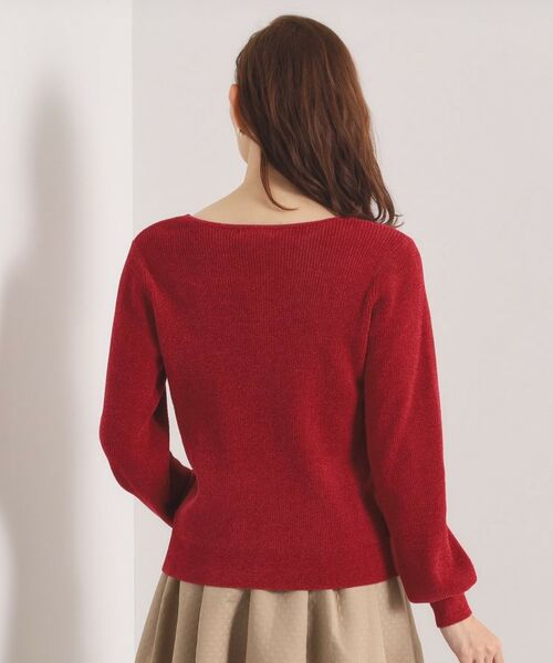 ITS'DEMO / イッツデモ ニット・セーター | 【毛玉防止／洗濯機OK】ボートネックモールニット | 詳細29