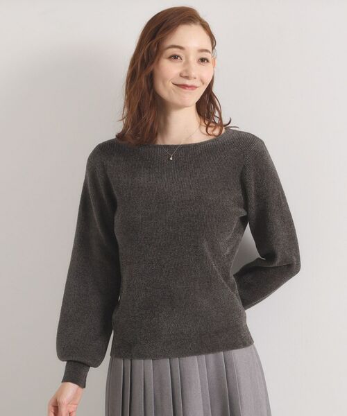 ITS'DEMO / イッツデモ ニット・セーター | 【毛玉防止／洗濯機OK】ボートネックモールニット | 詳細7