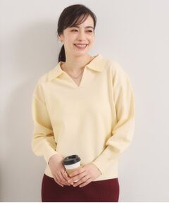 ITS'DEMO / イッツデモ ニット・セーター | 【手洗い可】襟付きニット