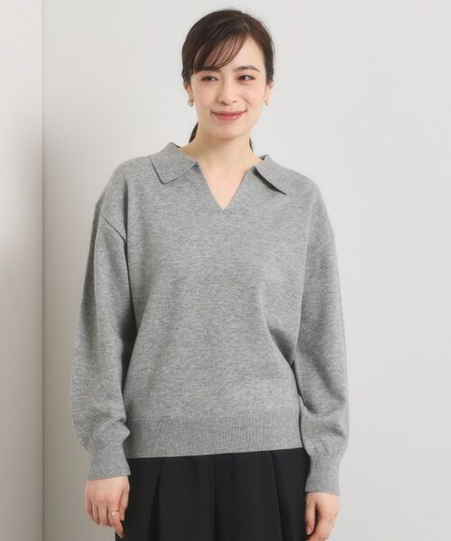 ITS'DEMO / イッツデモ ニット・セーター | 【手洗い可】襟付きニット | 詳細13