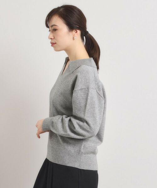 ITS'DEMO / イッツデモ ニット・セーター | 【手洗い可】襟付きニット | 詳細14