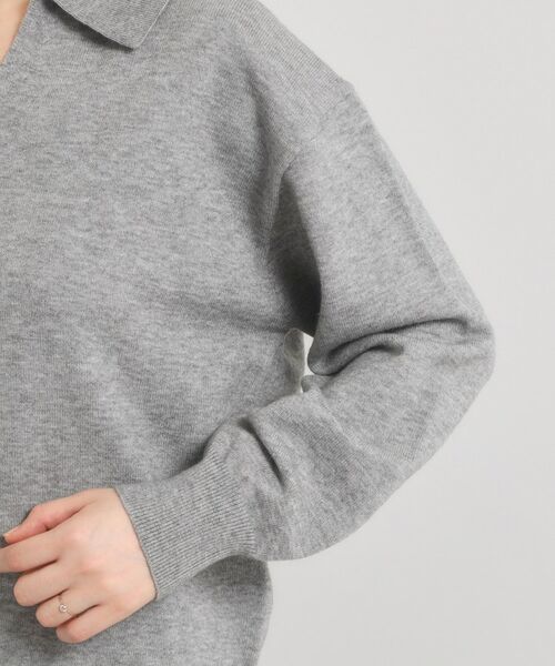 ITS'DEMO / イッツデモ ニット・セーター | 【手洗い可】襟付きニット | 詳細17