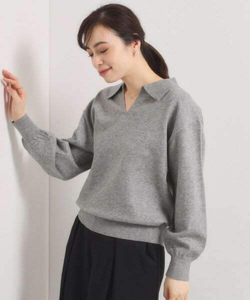 ITS'DEMO / イッツデモ ニット・セーター | 【手洗い可】襟付きニット | 詳細9