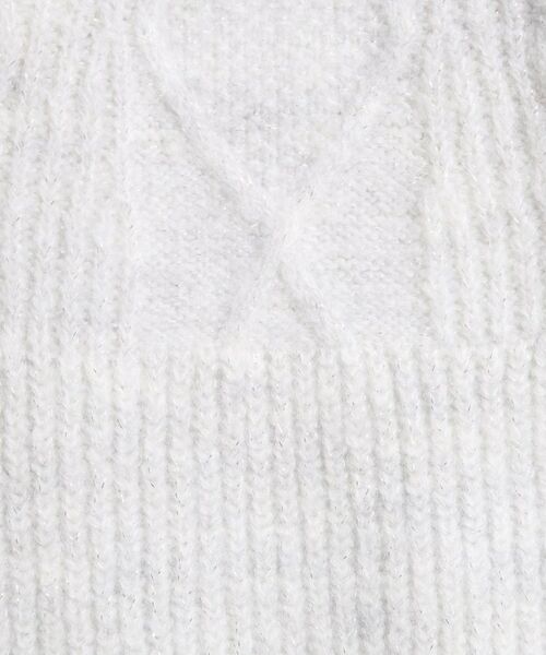 ITS'DEMO / イッツデモ ニット・セーター | 【手洗い可】求心ラメニット | 詳細10