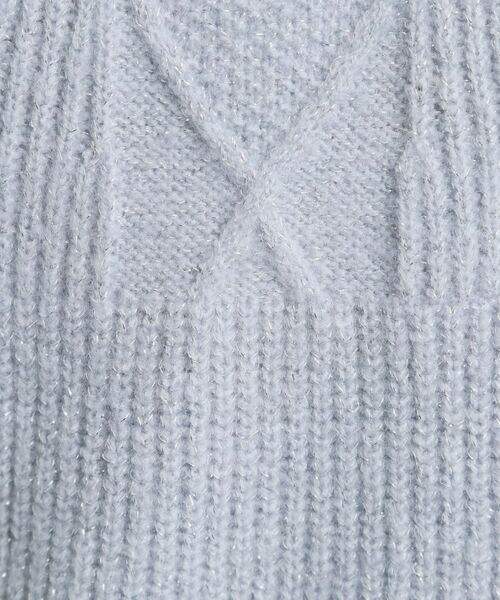 ITS'DEMO / イッツデモ ニット・セーター | 【手洗い可】求心ラメニット | 詳細18