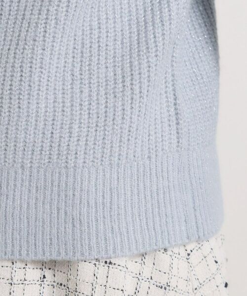 ITS'DEMO / イッツデモ ニット・セーター | 【手洗い可】求心ラメニット | 詳細24