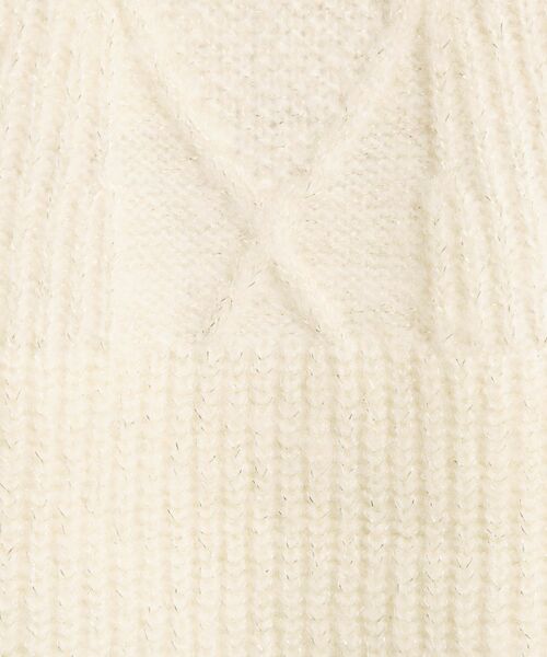 ITS'DEMO / イッツデモ ニット・セーター | 【手洗い可】求心ラメニット | 詳細6