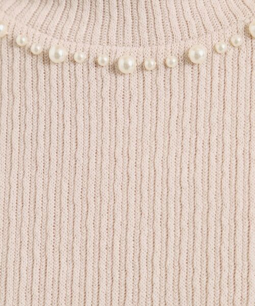 ITS'DEMO / イッツデモ カットソー | 【手洗い可】パール調衿起毛リブプルオーバー | 詳細8