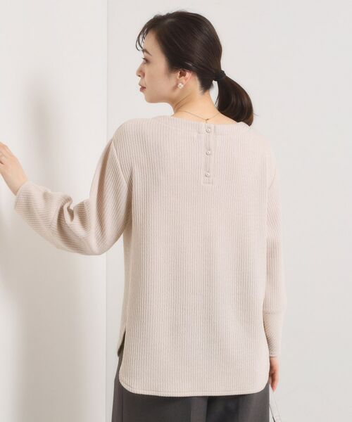 ITS'DEMO / イッツデモ カットソー | 【洗濯機OK】ラウンドヘム起毛リブプルオーバー | 詳細10