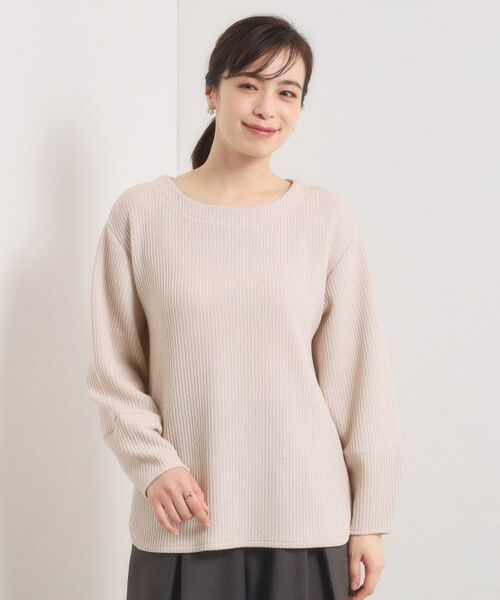 ITS'DEMO / イッツデモ カットソー | 【洗濯機OK】ラウンドヘム起毛リブプルオーバー | 詳細13