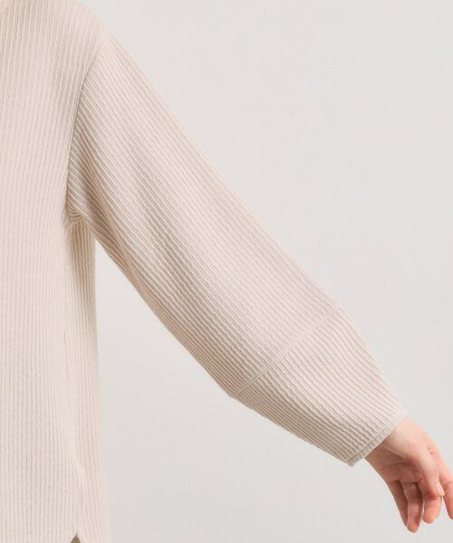 ITS'DEMO / イッツデモ カットソー | 【洗濯機OK】ラウンドヘム起毛リブプルオーバー | 詳細18