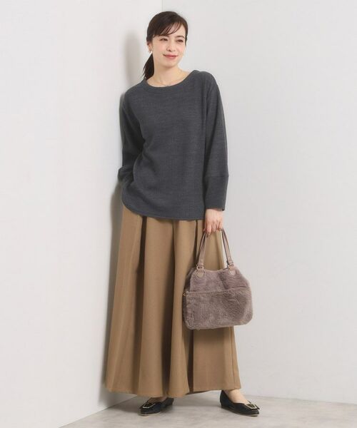 ITS'DEMO / イッツデモ カットソー | 【洗濯機OK】ラウンドヘム起毛リブプルオーバー | 詳細6