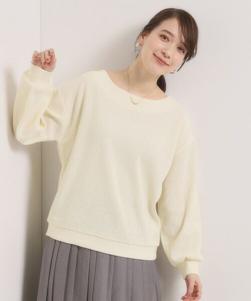 ITS'DEMO / イッツデモ カットソー | 【洗濯機OK】ウェーブモールプルオーバー | 詳細2