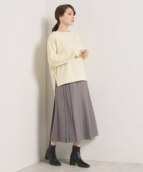 ITS'DEMO / イッツデモ カットソー | 【洗濯機OK】ラメ裏毛プルオーバー | 詳細3