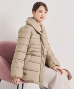 ITS'DEMO / イッツデモ その他アウター | 【撥水加工】ショールカラー中綿ミディ丈コート