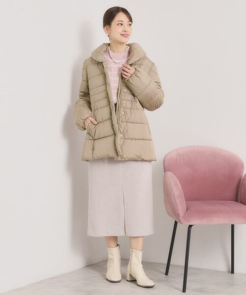 ITS'DEMO / イッツデモ その他アウター | 【撥水加工】ショールカラー中綿ミディ丈コート | 詳細11