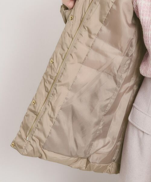 ITS'DEMO / イッツデモ その他アウター | 【撥水加工】ショールカラー中綿ミディ丈コート | 詳細14