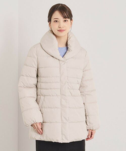 ITS'DEMO / イッツデモ その他アウター | 【撥水加工】ショールカラー中綿ミディ丈コート | 詳細20