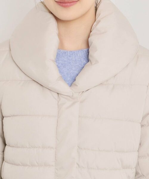 ITS'DEMO / イッツデモ その他アウター | 【撥水加工】ショールカラー中綿ミディ丈コート | 詳細23