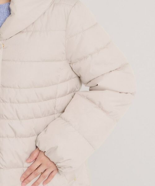 ITS'DEMO / イッツデモ その他アウター | 【撥水加工】ショールカラー中綿ミディ丈コート | 詳細25