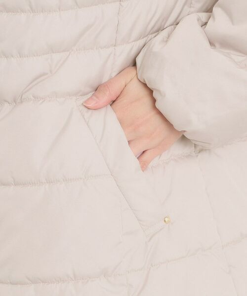 ITS'DEMO / イッツデモ その他アウター | 【撥水加工】ショールカラー中綿ミディ丈コート | 詳細27