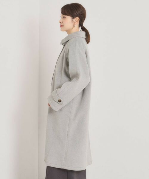 ITS'DEMO / イッツデモ ステンカラーコート | モッサ風ロングコート | 詳細18