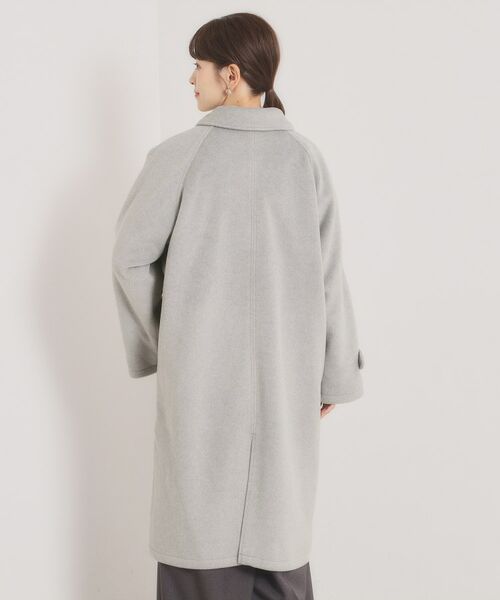 ITS'DEMO / イッツデモ ステンカラーコート | モッサ風ロングコート | 詳細19