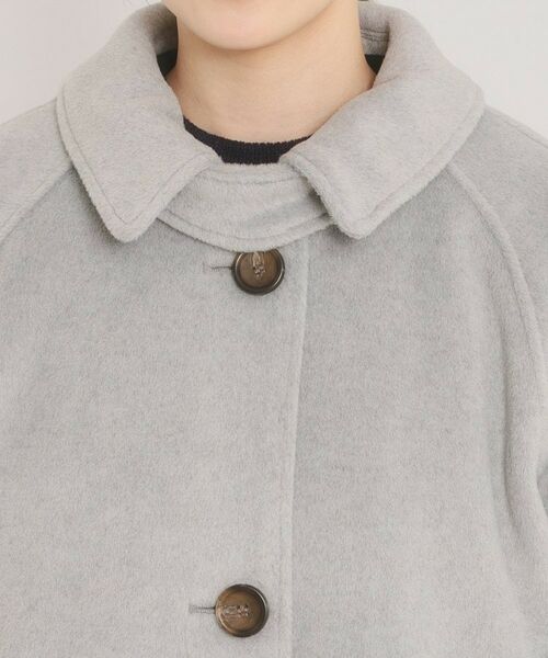 ITS'DEMO / イッツデモ ステンカラーコート | モッサ風ロングコート | 詳細20