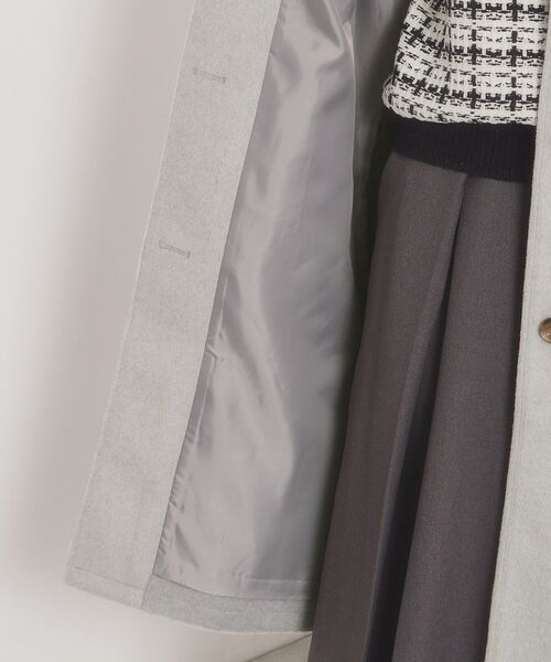 ITS'DEMO / イッツデモ ステンカラーコート | モッサ風ロングコート | 詳細26