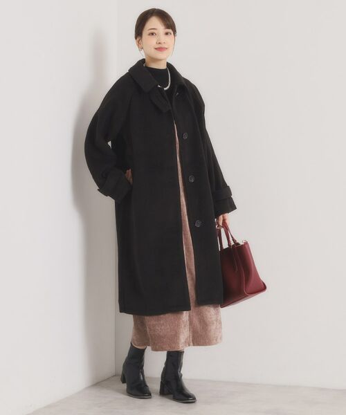 ITS'DEMO / イッツデモ ステンカラーコート | モッサ風ロングコート | 詳細4