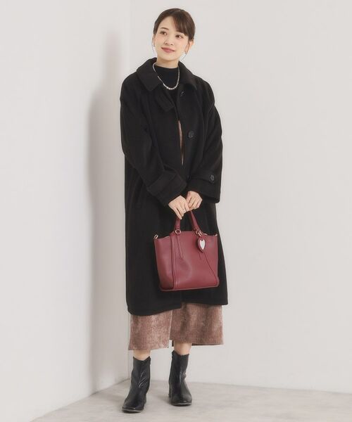 ITS'DEMO / イッツデモ ステンカラーコート | モッサ風ロングコート | 詳細5