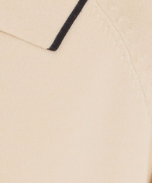 ITS'DEMO / イッツデモ ロング・マキシ丈ワンピース | 【手洗い可】ポロ衿ニットワンピース | 詳細12