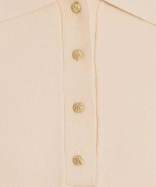 ITS'DEMO / イッツデモ ロング・マキシ丈ワンピース | 【手洗い可】ポロ衿ニットワンピース | 詳細17