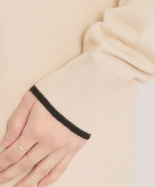 ITS'DEMO / イッツデモ ロング・マキシ丈ワンピース | 【手洗い可】ポロ衿ニットワンピース | 詳細19