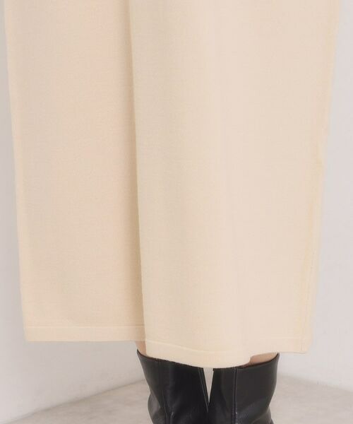 ITS'DEMO / イッツデモ ロング・マキシ丈ワンピース | 【手洗い可】ポロ衿ニットワンピース | 詳細20