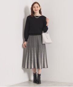 ITS'DEMO / イッツデモ セットアップ | 【手洗い可】フレアスカートニットセットアップ