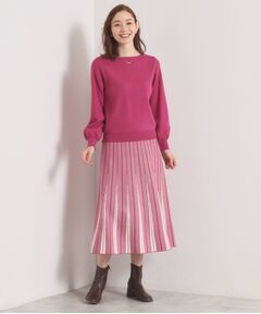 ITS'DEMO / イッツデモ セットアップ | 【手洗い可】フレアスカートニットセットアップ