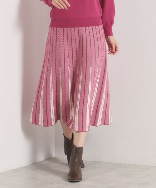 ITS'DEMO / イッツデモ セットアップ | 【手洗い可】フレアスカートニットセットアップ | 詳細11