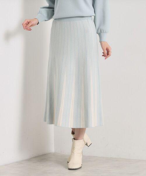 ITS'DEMO / イッツデモ セットアップ | 【手洗い可】フレアスカートニットセットアップ | 詳細15