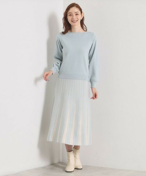 ITS'DEMO / イッツデモ セットアップ | 【手洗い可】フレアスカートニットセットアップ | 詳細19