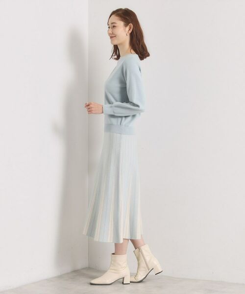 ITS'DEMO / イッツデモ セットアップ | 【手洗い可】フレアスカートニットセットアップ | 詳細20